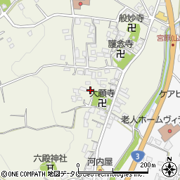 熊本県熊本市北区植木町宮原91-2周辺の地図