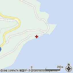 愛媛県南宇和郡愛南町中浦1672周辺の地図
