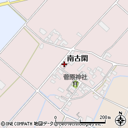 熊本県菊池市南古閑747周辺の地図