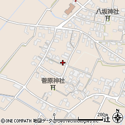 熊本県菊池市下西寺2185周辺の地図