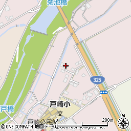 熊本県菊池市上赤星1350-5周辺の地図