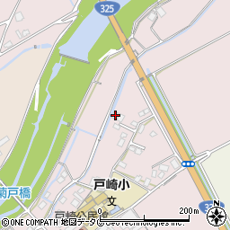 熊本県菊池市上赤星1350-6周辺の地図