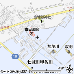 熊本県菊池市七城町甲佐町295周辺の地図