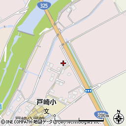 熊本県菊池市上赤星1348-2周辺の地図