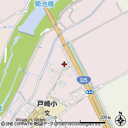 熊本県菊池市上赤星1348-2周辺の地図