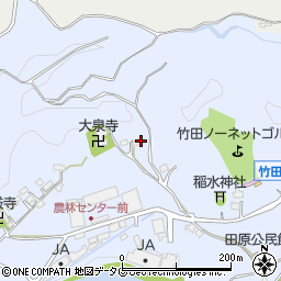 大分県竹田市飛田川2014周辺の地図