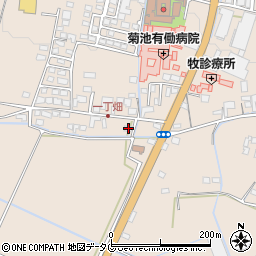 熊本県菊池市上西寺1707周辺の地図