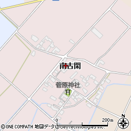 熊本県菊池市南古閑744周辺の地図
