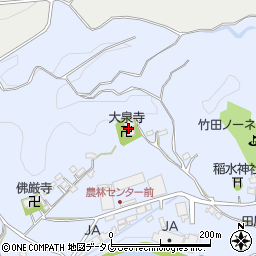 大分県竹田市飛田川2030周辺の地図