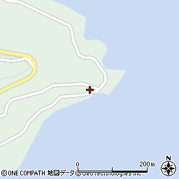 愛媛県南宇和郡愛南町中浦1674周辺の地図