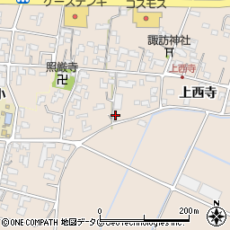 熊本県菊池市上西寺1848周辺の地図
