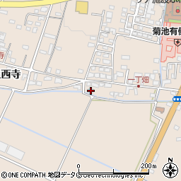 熊本県菊池市上西寺1712-7周辺の地図