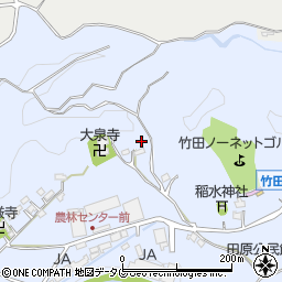 大分県竹田市飛田川2016周辺の地図