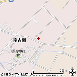 熊本県菊池市南古閑1010周辺の地図