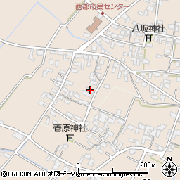 熊本県菊池市下西寺2180周辺の地図