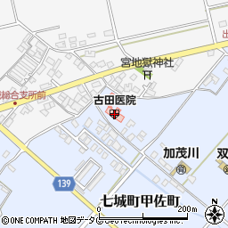 古田医院周辺の地図