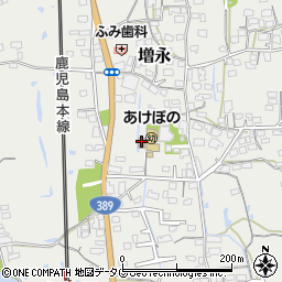 南増永公民館周辺の地図