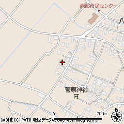 熊本県菊池市下西寺836周辺の地図
