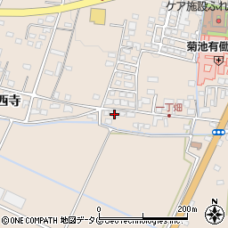 熊本県菊池市上西寺1713周辺の地図