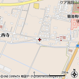 熊本県菊池市上西寺1713-3周辺の地図