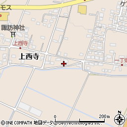 熊本県菊池市上西寺1716周辺の地図