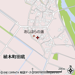 熊本県熊本市北区植木町田底1634周辺の地図