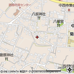 熊本県菊池市下西寺2166周辺の地図