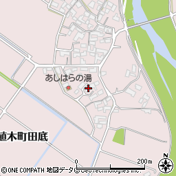 熊本県熊本市北区植木町田底2307周辺の地図