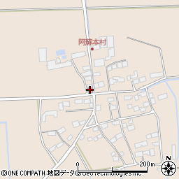 肥後山田郵便局周辺の地図