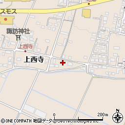 熊本県菊池市上西寺1716-3周辺の地図