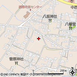 熊本県菊池市下西寺2167周辺の地図
