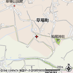 長崎県大村市草場町381周辺の地図