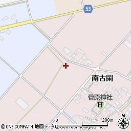 熊本県菊池市南古閑1070周辺の地図