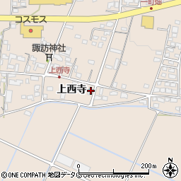 熊本県菊池市上西寺1719周辺の地図