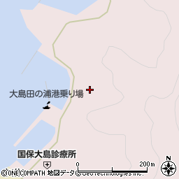 大分県佐伯市鶴見大字大島1054-2周辺の地図
