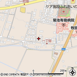 熊本県菊池市上西寺1702周辺の地図