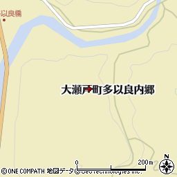 長崎県西海市大瀬戸町多以良内郷周辺の地図
