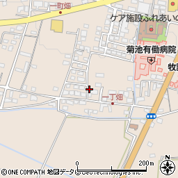 熊本県菊池市上西寺1702-1周辺の地図