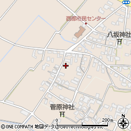 熊本県菊池市下西寺2177周辺の地図