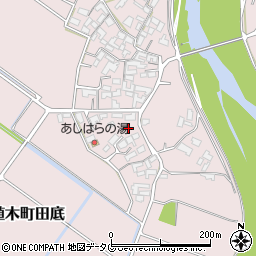 熊本県熊本市北区植木町田底2305周辺の地図