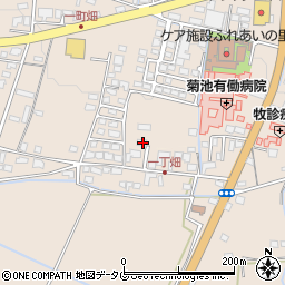 熊本県菊池市上西寺1680-1周辺の地図
