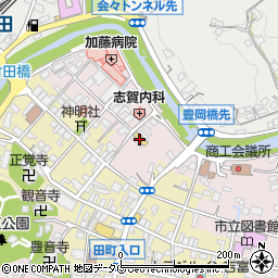 竹田調剤薬局周辺の地図