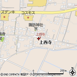 熊本県菊池市上西寺1723-6周辺の地図
