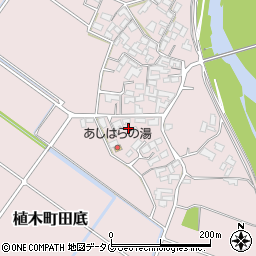 熊本県熊本市北区植木町田底2027周辺の地図