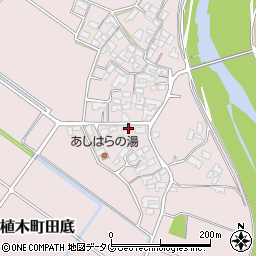 熊本県熊本市北区植木町田底2298周辺の地図