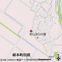 熊本県熊本市北区植木町田底1643周辺の地図