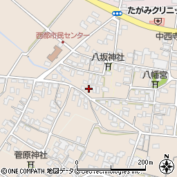 熊本県菊池市下西寺2137周辺の地図