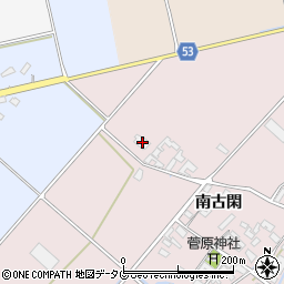 熊本県菊池市南古閑1075周辺の地図
