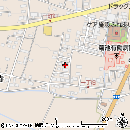 熊本県菊池市上西寺1699周辺の地図