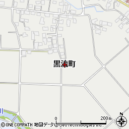 熊本県阿蘇市黒流町周辺の地図